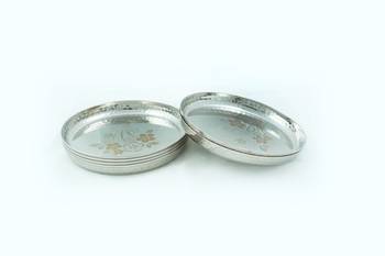 Kitchen Krafts 6pcs Hammered Apple Quarter Plate 9" 2
