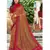 multicolor printed georgette saree with blouse