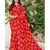 pink printed georgette saree with blouse