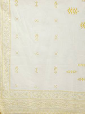 Light-yellow beads cotton salwar 4