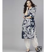 Women's cotton kurti with  Bottom pajama