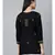 Ada Hand Embroidered Black Cotton Lucknowi Chikankari Women Top - A100555