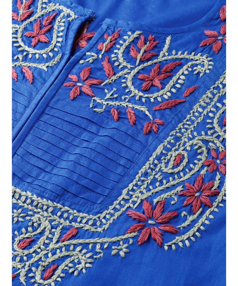chikan top embroidery
