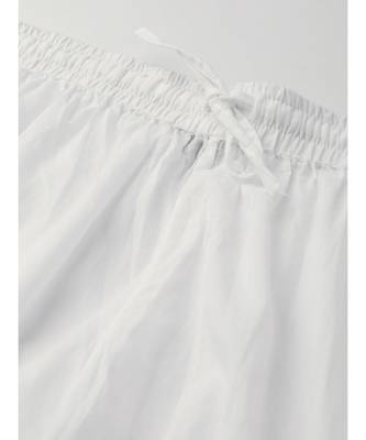 Ada Hand Embroidered White Cotton Lucknow Chikan Women Palazzo - A100207 4