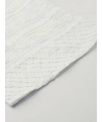 Ada Hand Embroidered White Cotton Lucknow Chikan Women Palazzo - A100207 5