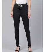 Hand Embroidered Black Cotton Lucknowi Chikankari Women Churidar