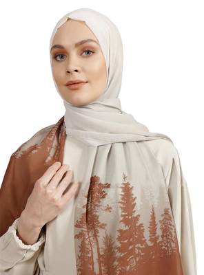 Women's Occasion Wear Bsy Magic Fabric Printed Scarf Hijab 2