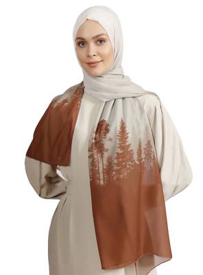 Women's Occasion Wear Bsy Magic Fabric Printed Scarf Hijab 3