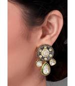 Blue Toned Kundan Earring