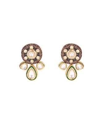 Blue Toned Kundan Earring 2