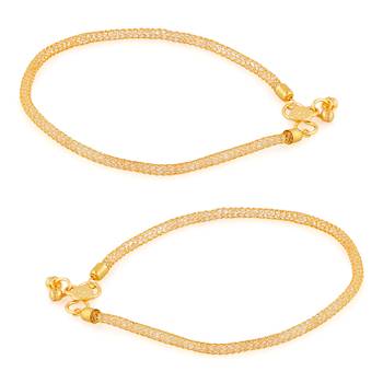 Gold anklets 1