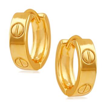 Gold earrings 1