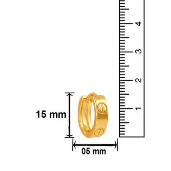 Gold earrings 3
