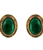 Green earrings