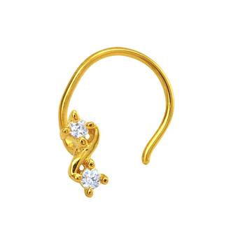 White nose-ring 1