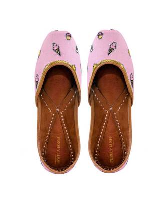 Rainbow Printed Jutti 1