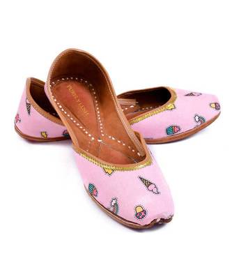 Rainbow Printed Jutti 3