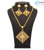 Vendee Fashion Antique Designer Pendant Set (7194)