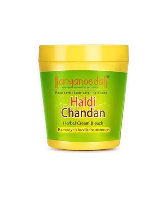 Aryanveda Herbals Haldi Chandan Bleach Cream 250gm (Pack of 2) 2