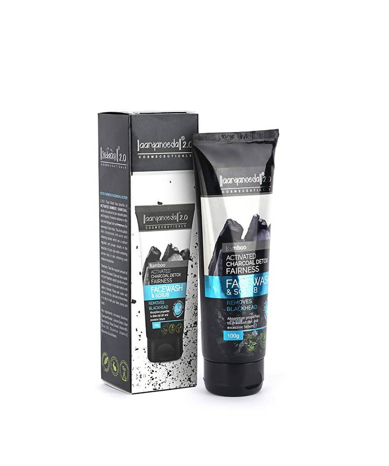 Aryanveda Charcoal Face wash Scrub (Face wash)