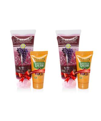 Aryanveda Herbals Wine Face Wash 110ml (Pack of 2) 1