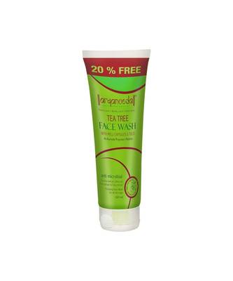 Aryanveda Tea Tree Face Wash Neem Tulsi 120ml (Pack of 5) 2