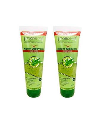 Aryanveda Tea Tree Face Wash With Neem & Aloe vera Extracts 120ml (Pack of 2) 1