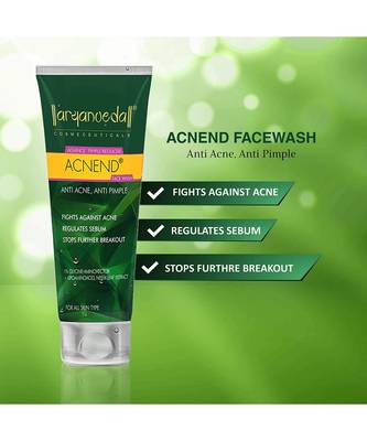 Aryanveda Unisex Anti Acnend Face Wash 60ml (Pack of 2) 4