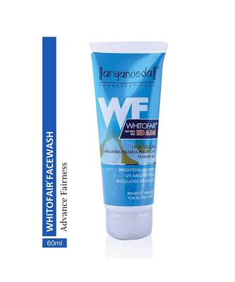 Aryanveda Unisex Brightens Up Skin UV Absorption Regulates Melanin WhitOFair Face Wash 60ml (Pack of 2) 2