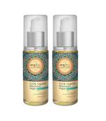 Aryanveda Unisex By Arganic 100% Organic Moroccan Argan Hair Oil for Hair Growth 100ml (Pack of 2)