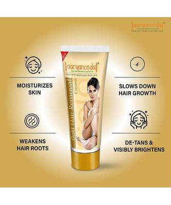 Aryanveda Gold Hair Removal Cream 40 Gm (Pack of 4) 3