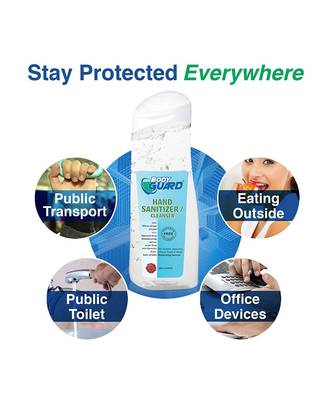 Aryanveda Bodyguard Hand Sanitizer 130 ML Per Bottle (Pack of 5) 4