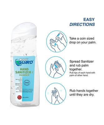 Aryanveda Bodyguard Hand Sanitizer 130 ML Per Bottle (Pack of 5) 6