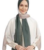 Cream Women's Bsy Magic Material Party Wear Printed Scarf Hijab