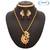 Vendee Fashion Creative Designer Gold Plated Pendant Set (7213)