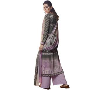 Purple digital print crepe salwar 2