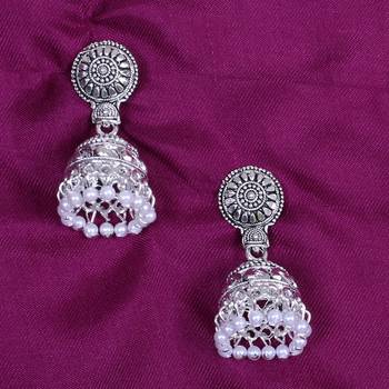 Silver Plated Jhumkas 1
