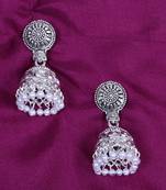 Silver Plated Jhumkas