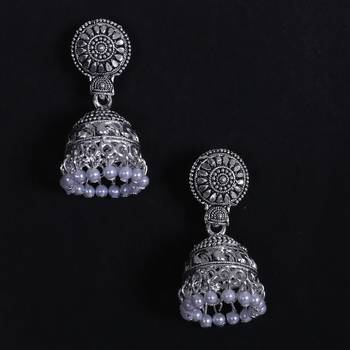 Silver Plated Jhumkas 2