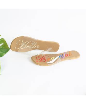 Hello Beautiful - Embroidered Flats 3