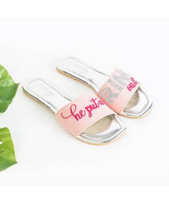He Put a Ring on it - Embroidered Flats 1