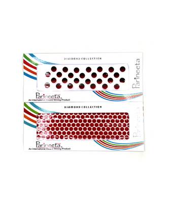 Red Bindis Round Shape Velvet Sticker Bindi Tikka kumkum for Women (Pack Of 2) 1