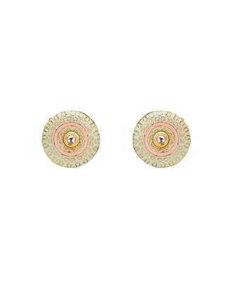 Traditioal Necklace Set With White Enamelling & Kundan 4