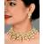 Traditional Earring & Necklace Set With Kundan, Enemaling &  Pearls