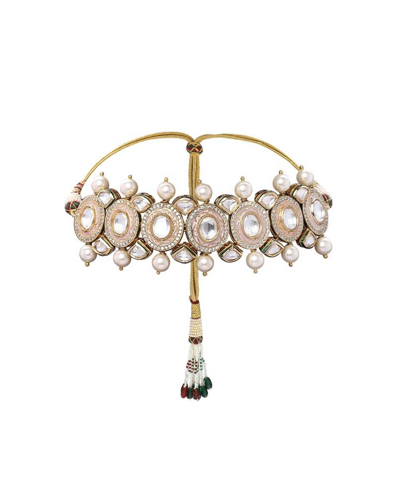 Traditional Choker Set With Kundan &   Pearl