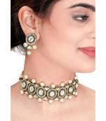 Classic Choker Set With Golden  Pearl & Kundan