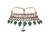 Extravagant Bridal Earring & Choker Set With Kundan & Red & Green Semi Precious Stones