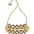 Modern Regala Blue Enamelled Kundan And  Pearls Necklace And Earrings Set.