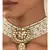 Pearl Relish Green Kundan And  Pearls Necklace And Earrings Set