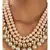 Riveting Pink And White Kundan Necklace And Earrings Set.